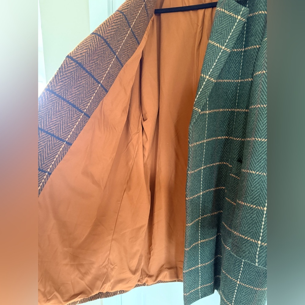 Dressed in Lala OG Scorpio Coat Brown/Green Size 2X/3X - Picture 6 of 11